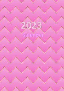 Kalender 2023 | Wochenplaner 12 Monate voorzijde