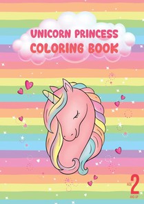 Unicorn princess coloring book