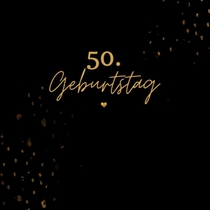 50. Geburtstag- Gästebuch Blanko voorzijde