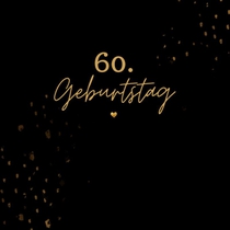 60. Geburtstag- Gästebuch Blanko