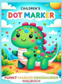 Punkt Marker Dinosaurier Malbuch: Dot Markers Activity Book voorzijde