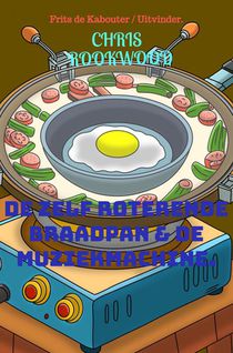 De zelf roterende braadpan en de muziekmachine.