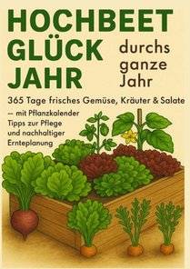 Hochbeet-Glück durchs ganze Jahr – 365 Tage frisches Gemüse, Kräuter & Salate – mit Pflanzkalender, Tipps zur Pflege und nachhaltiger Ernteplanung