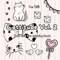 Cattitude Vol. 2 coloring book