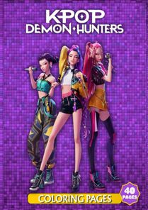 Kpop Demon Hunters Coloring Book