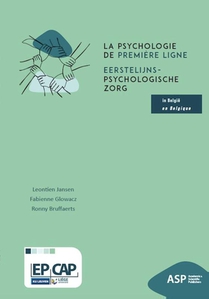 Eerstelijnspsychologische zorg in België / La psychologie de première ligne en Belgique voorzijde