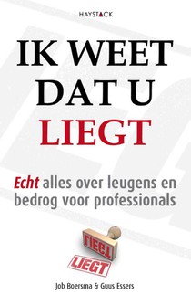 Ik weet dat u liegt voorzijde