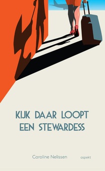 Kijk daar loopt een stewardess