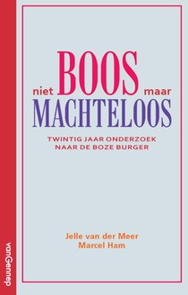 Niet boos maar machteloos voorzijde