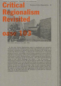 Critical Regionalism Revisited