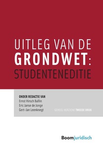 Uitleg van de Grondwet: studenteneditie voorzijde