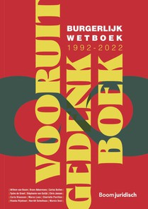 Vooruitgedenkboek Burgerlijk Wetboek 1992-2022 voorzijde