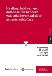 Haalbaarheid van een database ten behoeve van schadeverhaal door asbestslachtoffers voorzijde