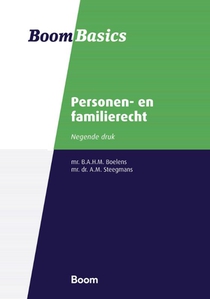 Boom Basics Personen- en Familierecht voorzijde