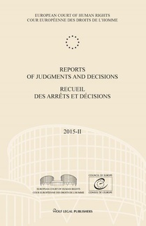 Reports of Judgments and Decisions/Recueil des arrêts et décisions Volume 2015-II