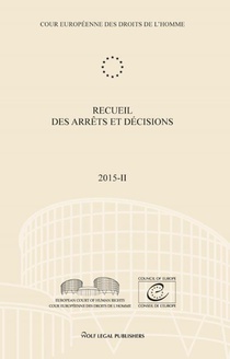 Recueil des arrêts et décisions Volume 2015-II