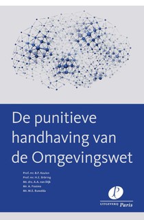 De punitieve handhaving van de omgevingswet voorzijde