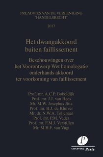 Het dwangakkoord buiten faillissement voorzijde