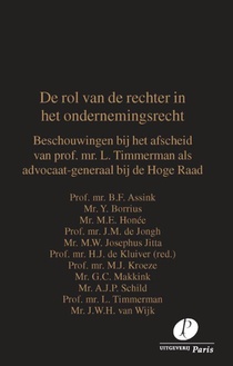 De rol van de rechter in het ondernemingsrecht