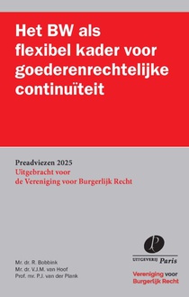Het BW als flexibel kader voor goederenrechtelijke continuïteit