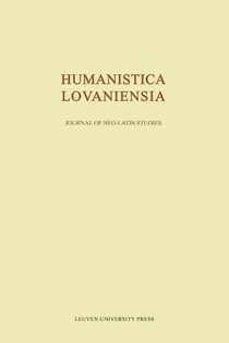 Humanistica Lovaniensia, Volume LXVI - 2017 voorzijde