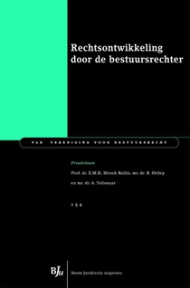 Rechtsontwikkeling door de bestuursrechter voorzijde