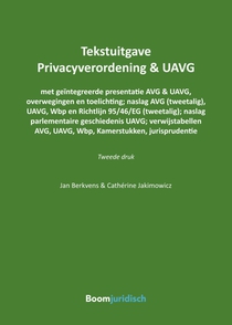 Tekstuitgave Privacyverordening & UAVG