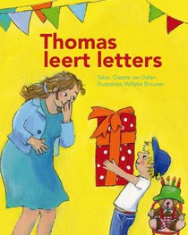 Thomas leert letters voorzijde