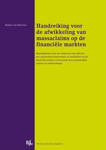 Handreiking voor de afwikkeling van massaclaims op de financiele markten voorzijde