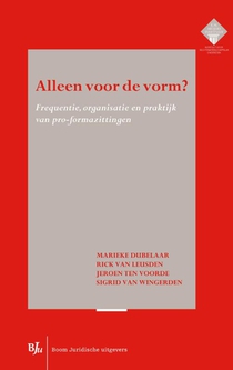 Alleen voor de vorm?