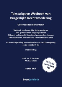 Tekstuitgave Wetboek van Burgerlijke Rechtsvordering