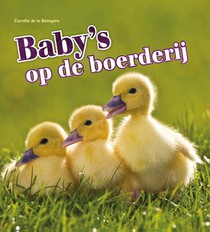 Baby's op de boerderij voorzijde