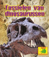 Fossielen van dinosaurussen voorzijde