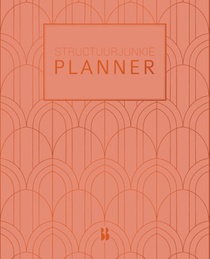 Structuurjunkie planner (klein) - perzik voorzijde