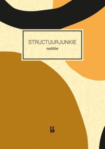 Structuurjunkie notitieboek (oker)