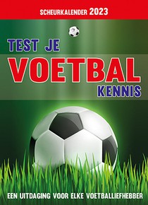 Scheurkalender 2023 Test je voetbalkennis voorzijde