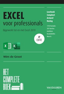 Het complete boek Excel voor professionals, 4e editie voorzijde