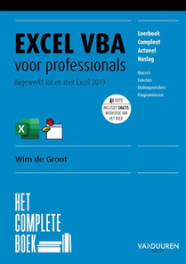 Excel VBA voor professionals voorzijde