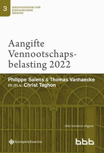 3-Aangifte Vennootschapsbelasting 2022 (gedrukte versie) voorzijde