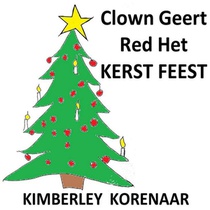 Clown Geert Red Het Kerst Feest voorzijde