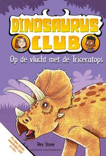 Op de vlucht met de Triceratops voorzijde