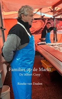 Families op de markt voorzijde