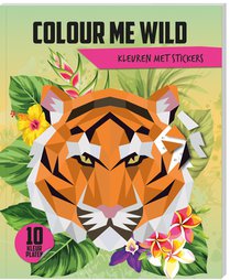 Stickerboek voor volwassenen - Colour me Wild