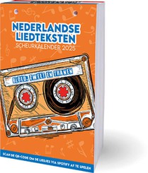Nederlandse liedteksten scheurkalender - 2025 voorzijde