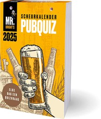 Mr. Bright's Pubquiz scheurkalender - 2025 voorzijde