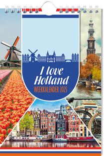 I love Holland weekkalender - 2025 voorzijde
