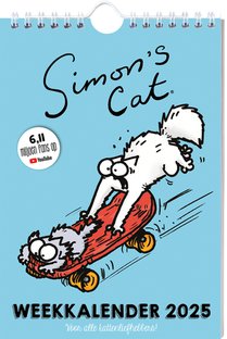 Simon's Cat weekkalender - 2025 voorzijde
