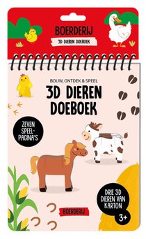 3D dieren doeboek - Boerderij