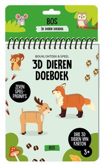 3D dieren doeboek - Bos