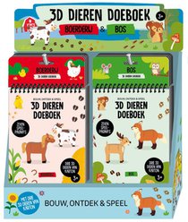 Display 3D dieren doeboek 2 x 6 ex.